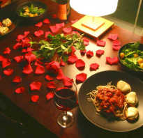 Как украсить романтический стол для любимого