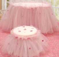 Фатиновая юбка для стола